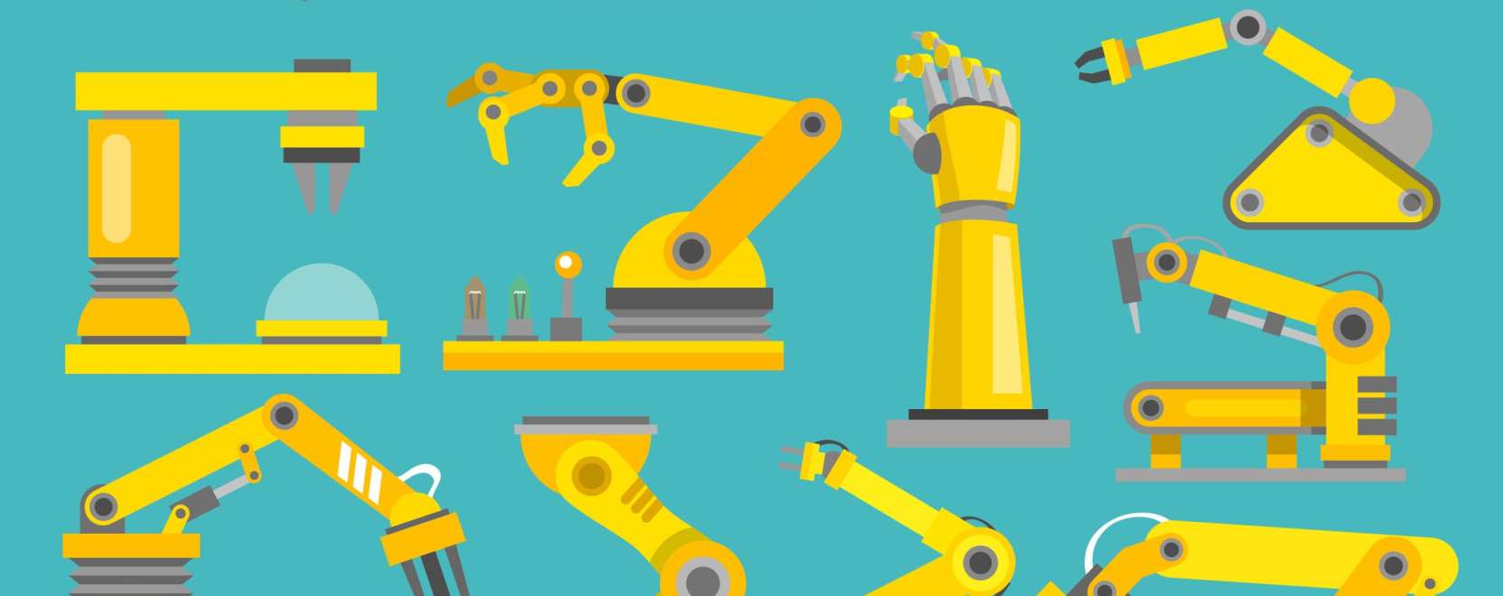 Robotok a gy&aacute;rt&oacute;sor mellett