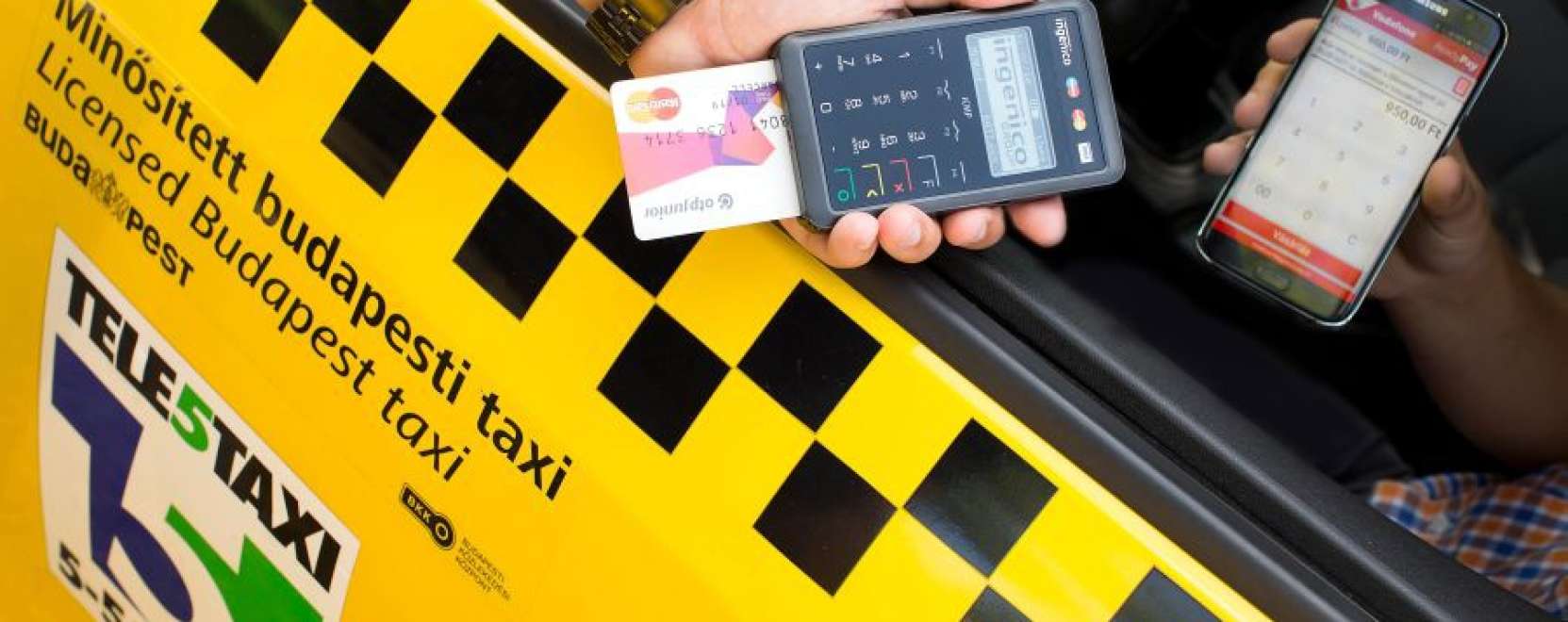 ReadyPay mobil k&aacute;rty&aacute;s fizet&eacute;s most m&aacute;r a Tele5 Taxin&aacute;l is