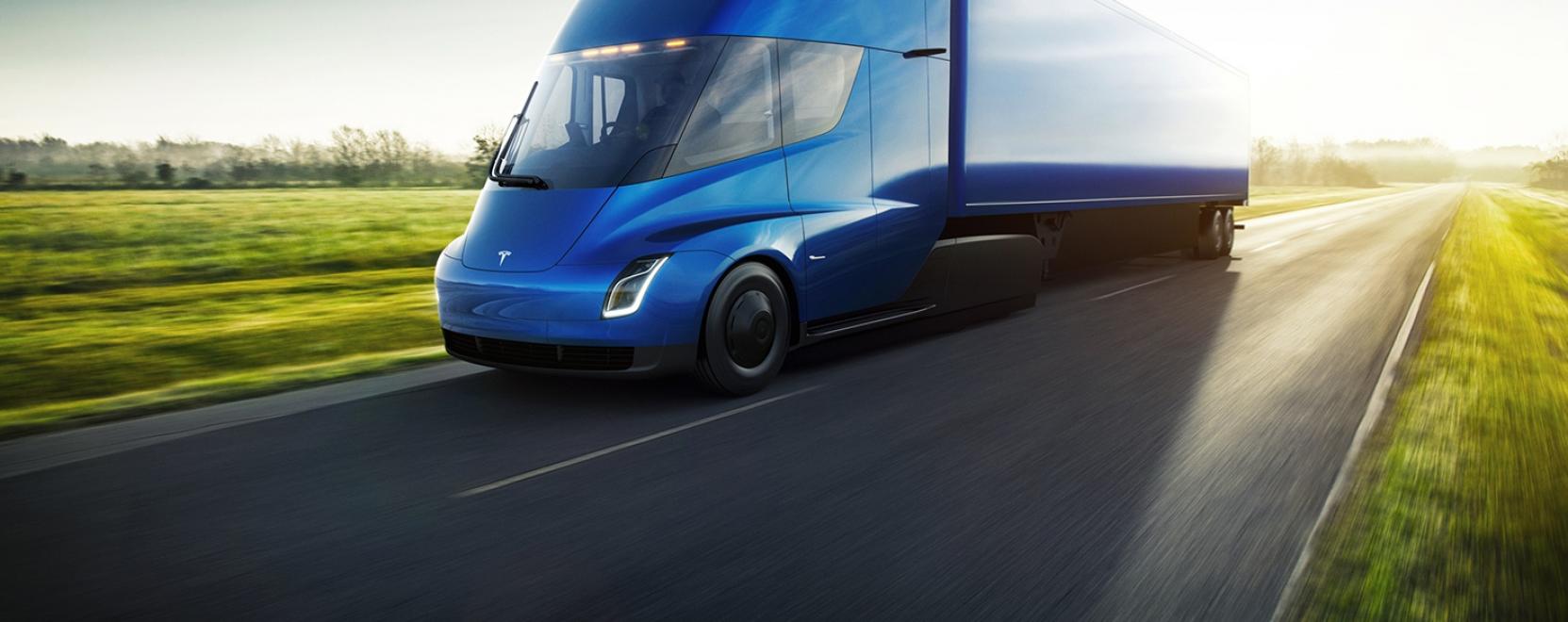 E-kamionnal alak&iacute;tan&aacute; &aacute;t a fuvaroz&aacute;st a Tesla