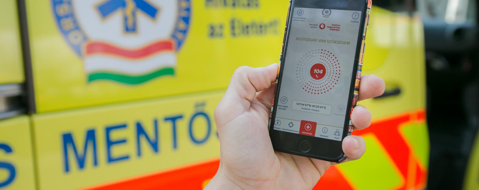 V&eacute;szhelyzetben seg&iacute;t az &Eacute;letmentő alkalmaz&aacute;s