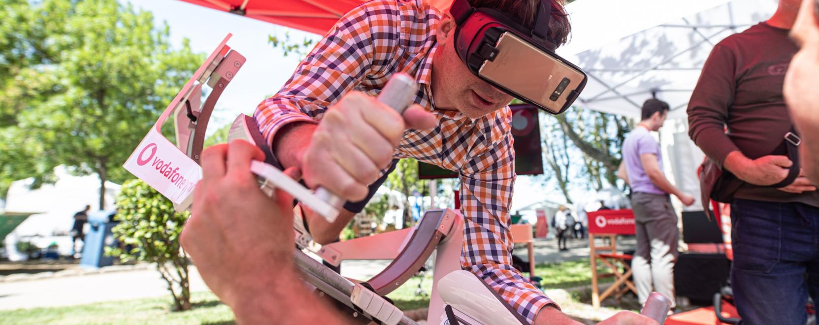 A Vodafone a Balatonn&aacute;l is bemutatta az 5G-t