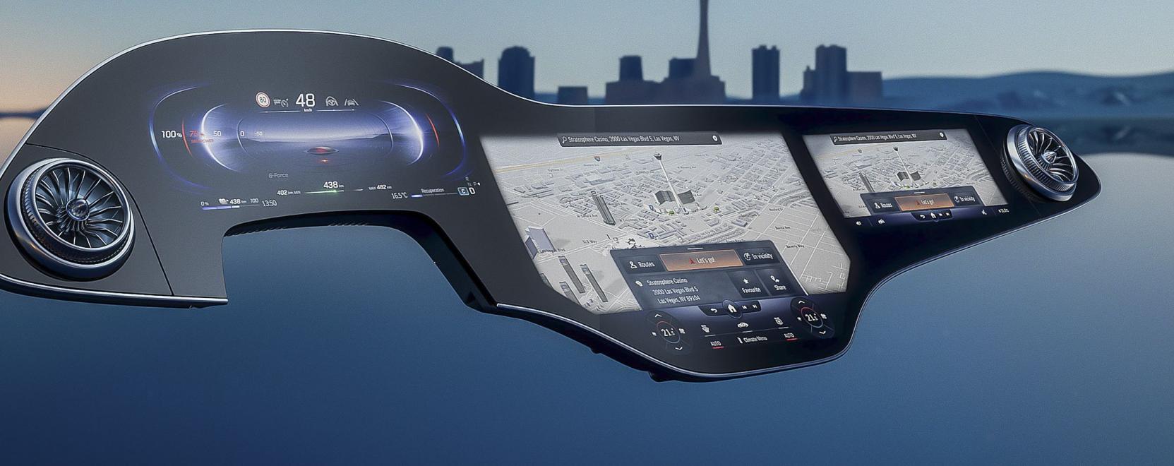 L&aacute;tv&aacute;nyos gigakijelzővel nyomul a Mercedes-Benz