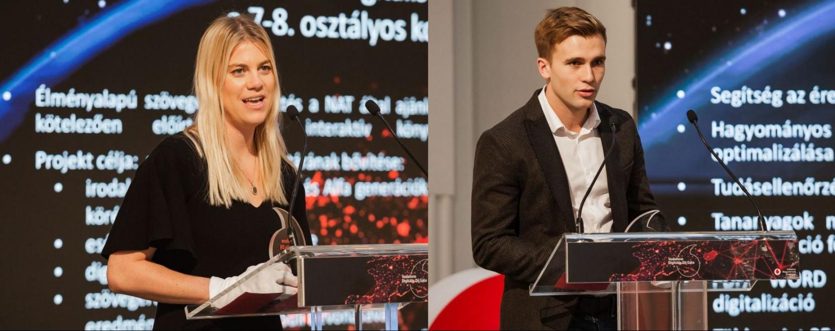 Vodafone-d&iacute;jat kapott a BOOKR Suli &eacute;s az ExaMe