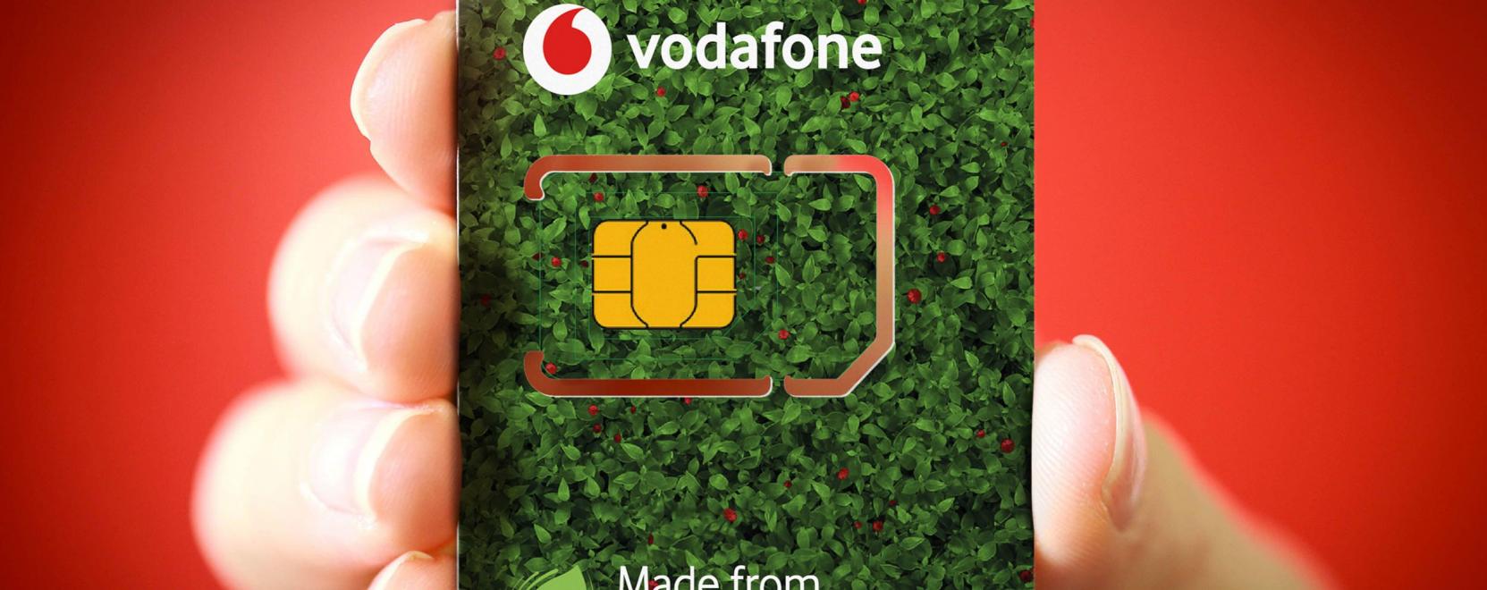 &Uacute;jabb k&ouml;rnyezettudatos SIM-k&aacute;rty&aacute;t vezet be a Vodafone