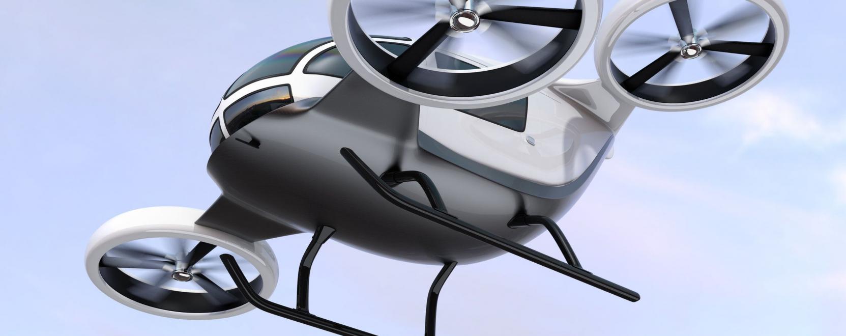 Rep&uuml;lő aut&oacute;:  &uacute;tra k&eacute;szen az embert sz&aacute;ll&iacute;t&oacute; dr&oacute;nok