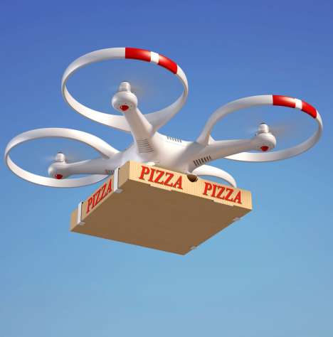 Villámgyors kiszállítás: drónnal érkezhet a pizza